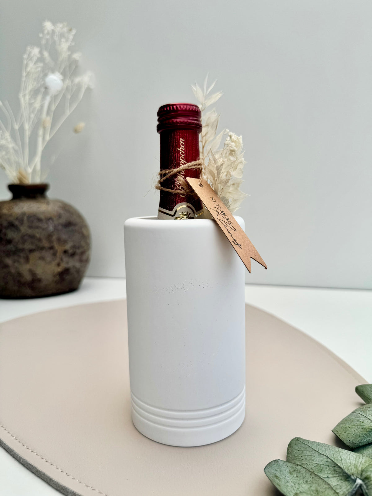 Silikonform Piccolo Ständer – Flaschenhalter zum Gießen, Silikonmanufaktur Kurt