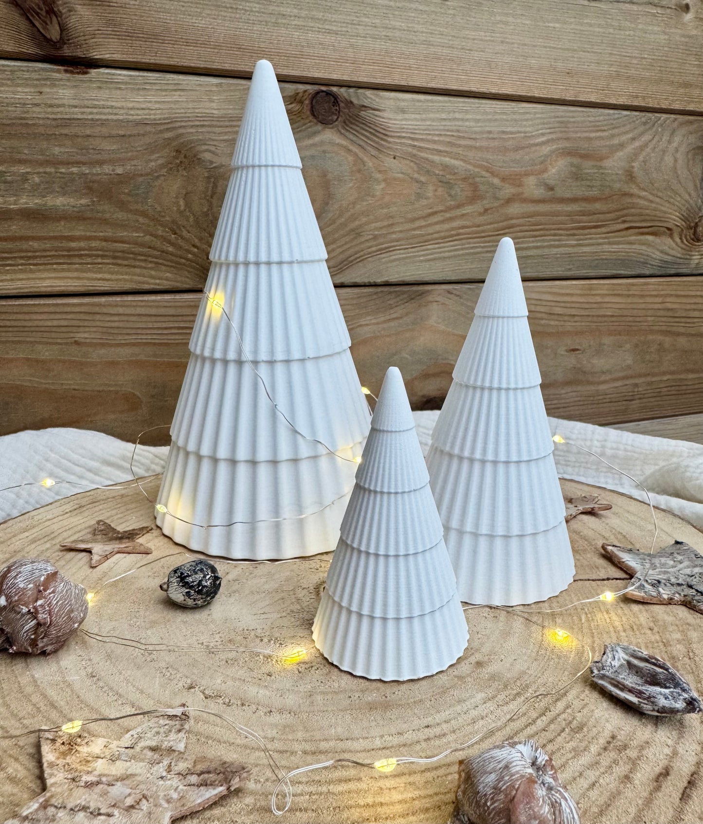 Silikonform Tannenbaum XL mit Streifen