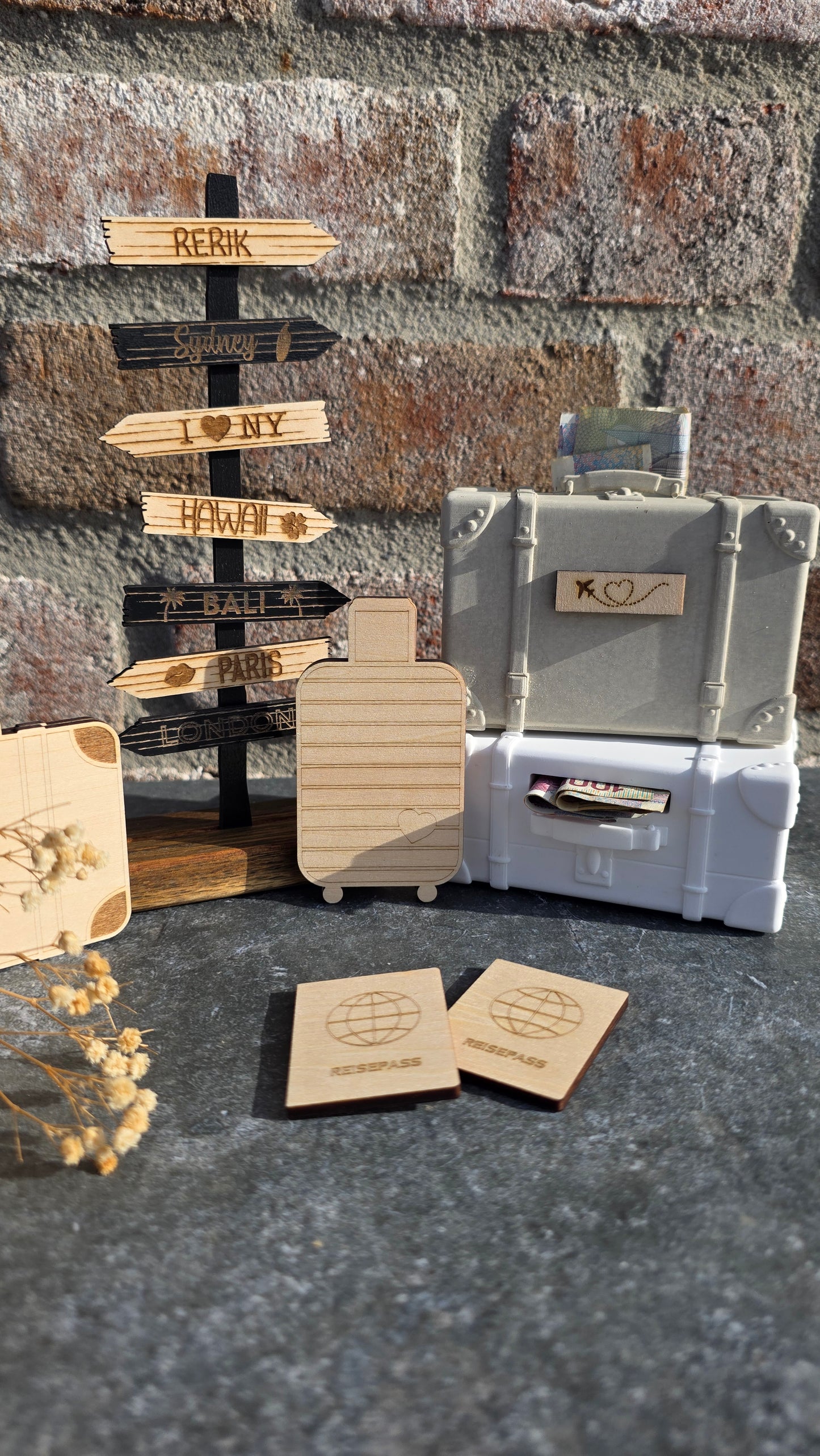 Silikonform Vintage Koffer-2 Varianten