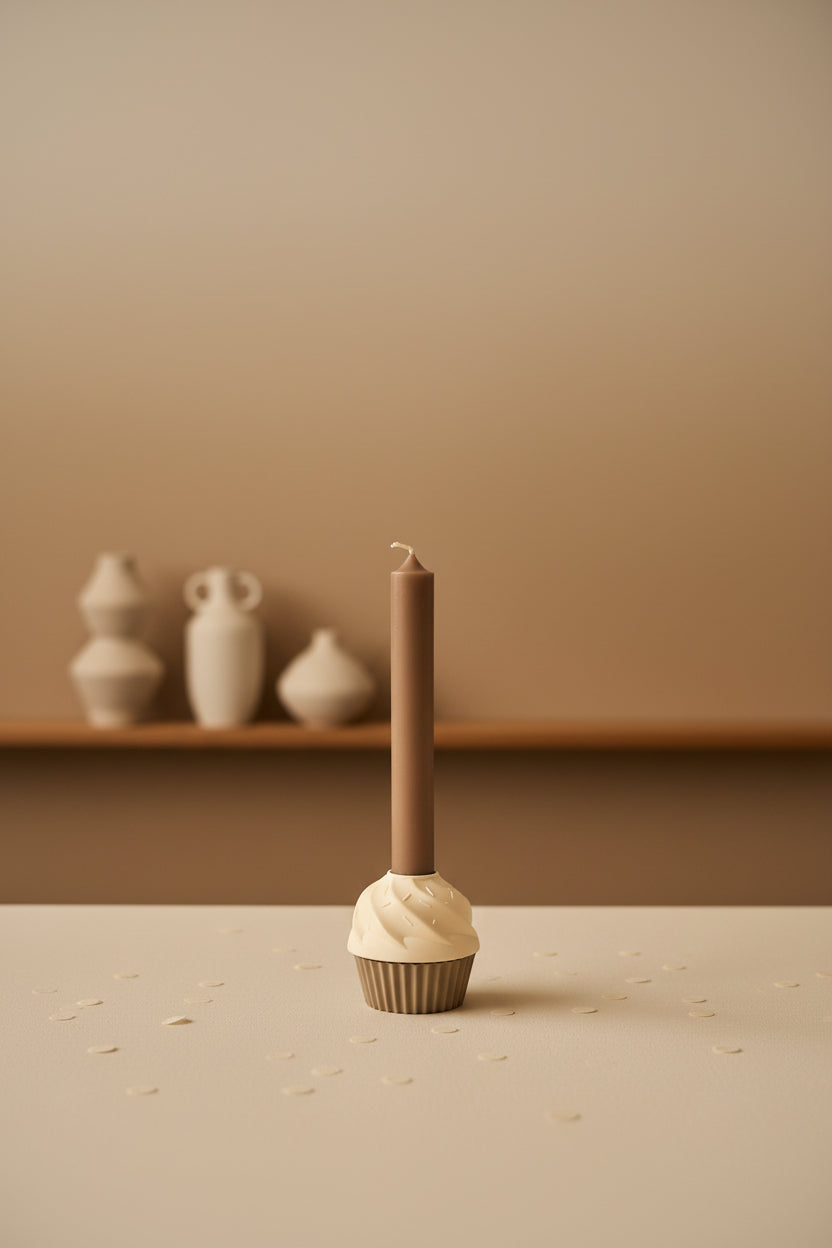 Silikonform Cupcake Kerzenhalter groß - 3 Varianten