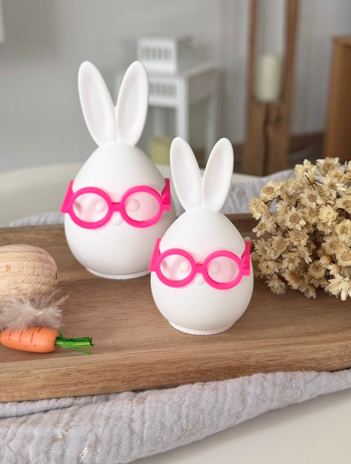 Silikonform Osterei mit Brille Heini in 2 Größen