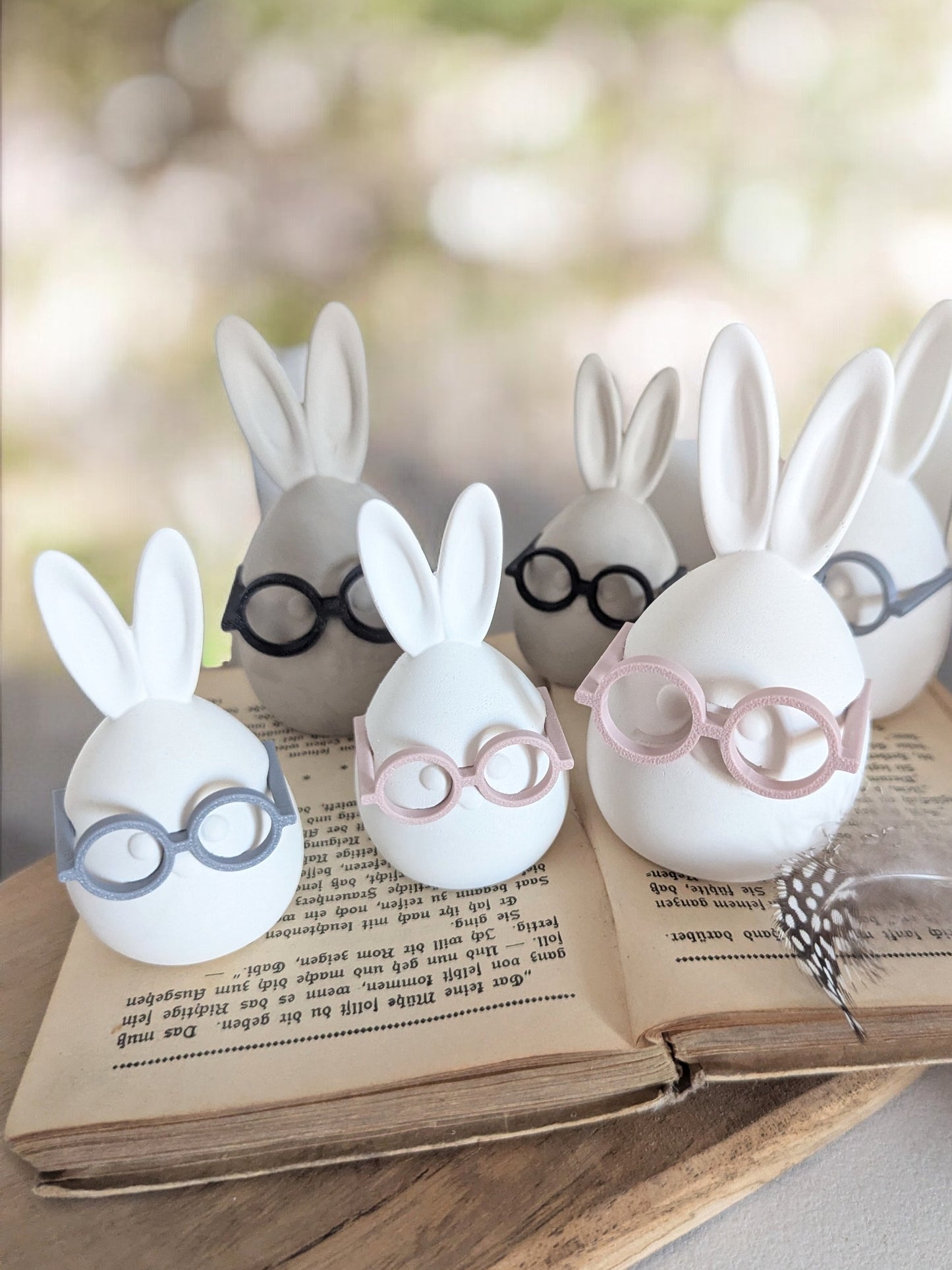 Silikonform Osterei mit Brille Heini in 2 Größen