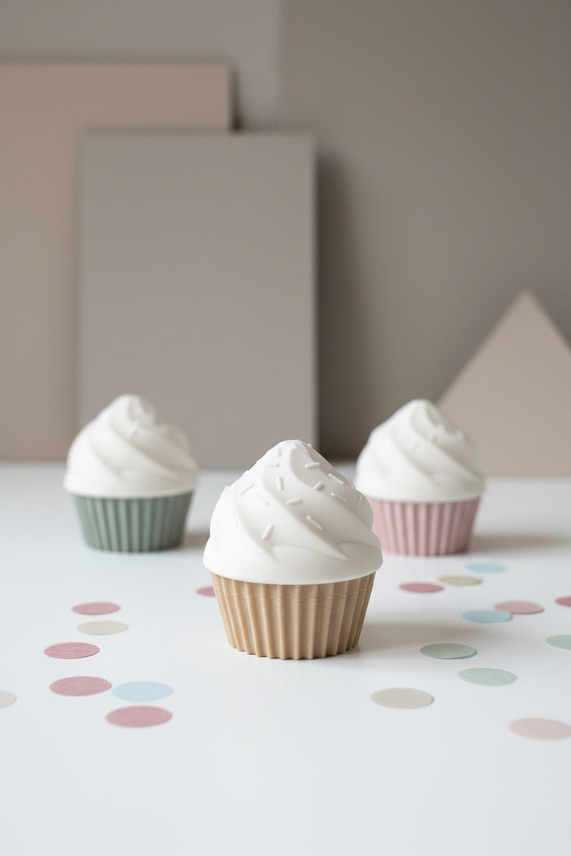Cupcake Dosen – dekoratives 3D-Druck Designobjekt