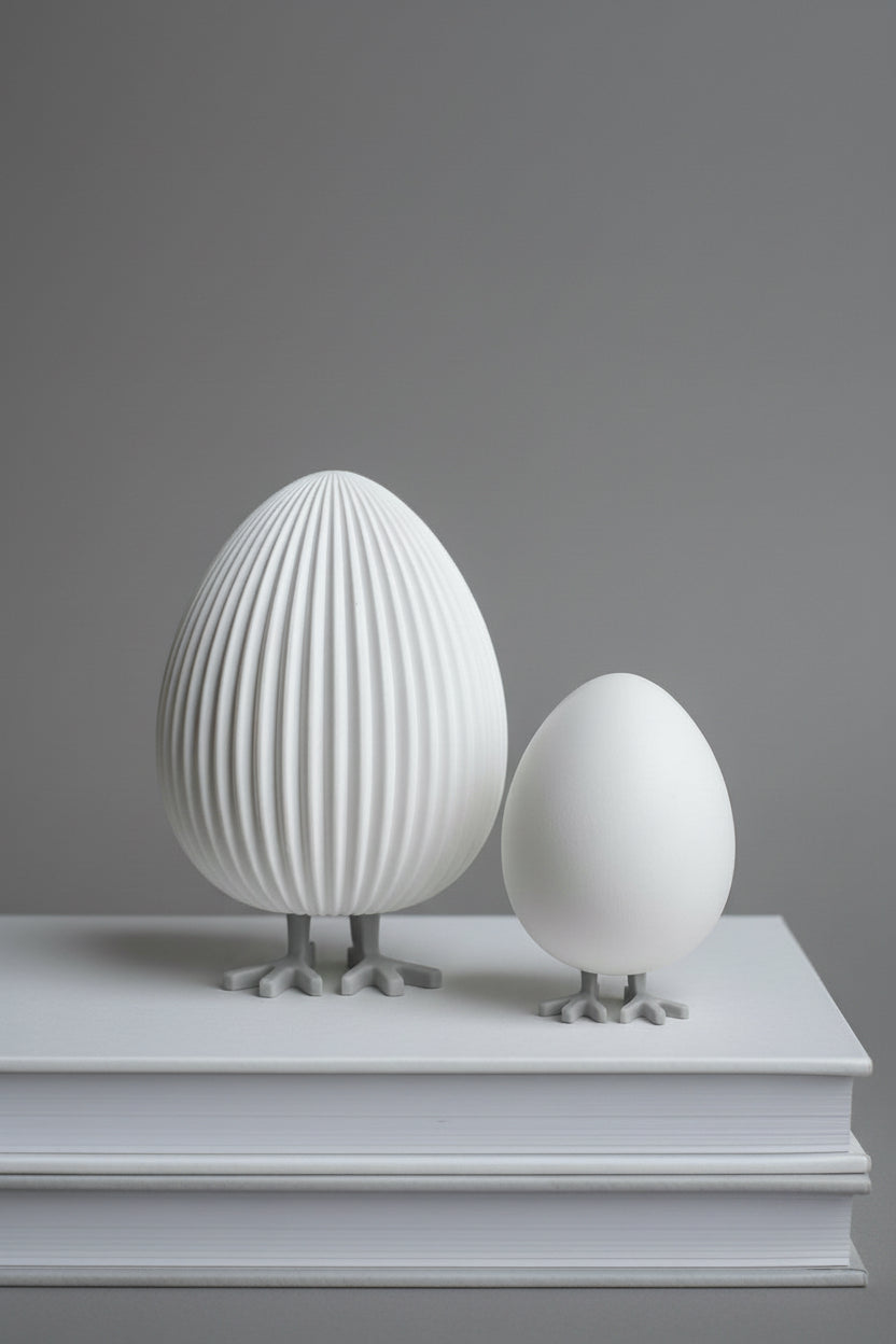 Osterei „Frido“ Füße für die Silikonform – STL & 3MF Datei zum Download