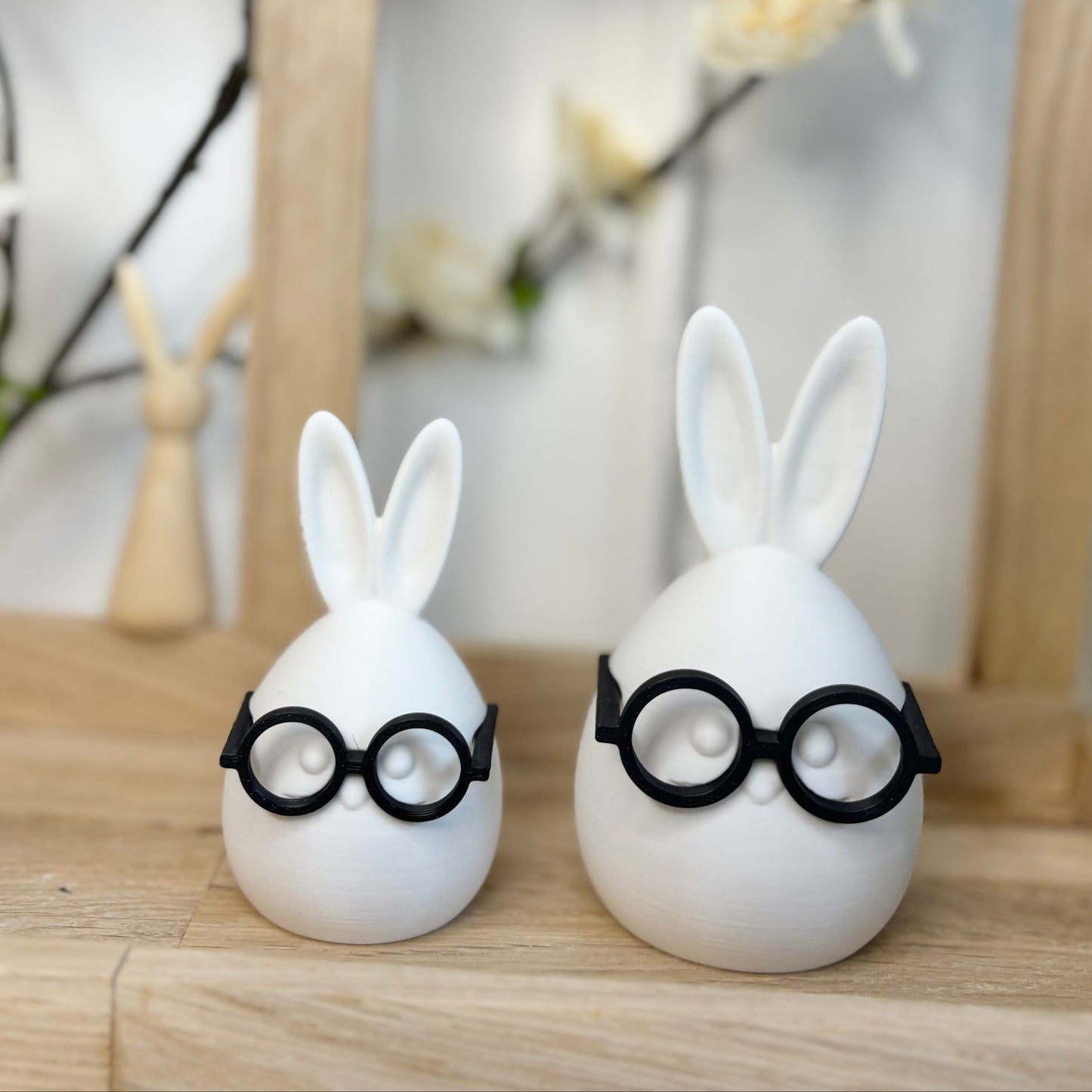 Silikonform Osterei mit Brille Heini in 2 Größen