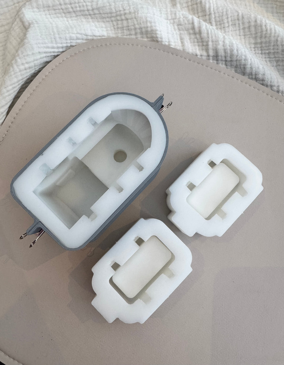 Silikonform Lok mit Waggons