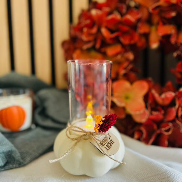 STL Druckdatei Windlicht Kürbis | 2 Größen