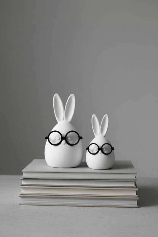 Silikonform Osterei mit Brille Heini in 2 Größen