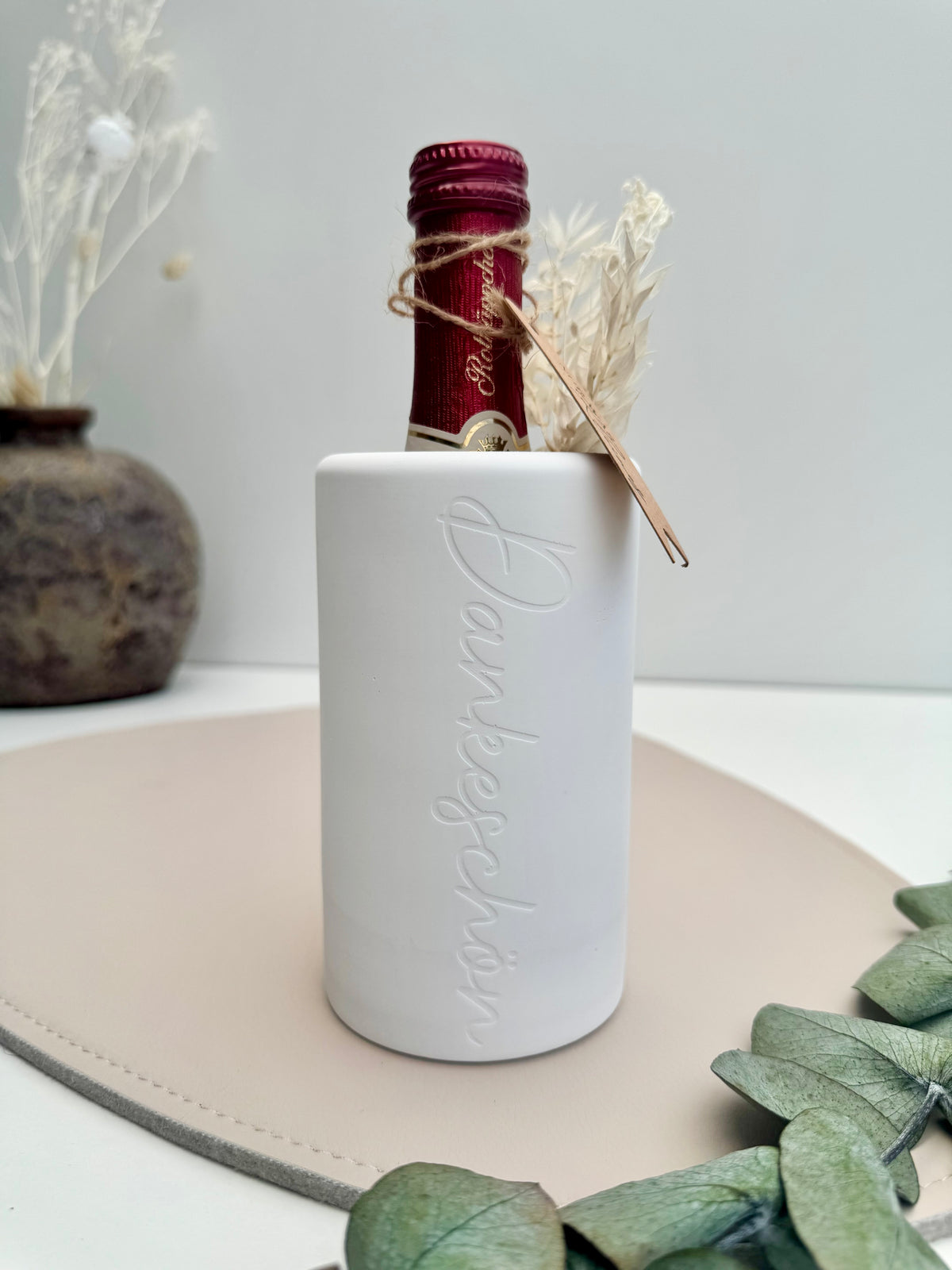 Silikonform Piccolo Ständer – Flaschenhalter zum Gießen, Silikonmanufaktur Kurt