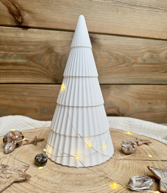 Silikonform Tannenbaum XL mit Streifen