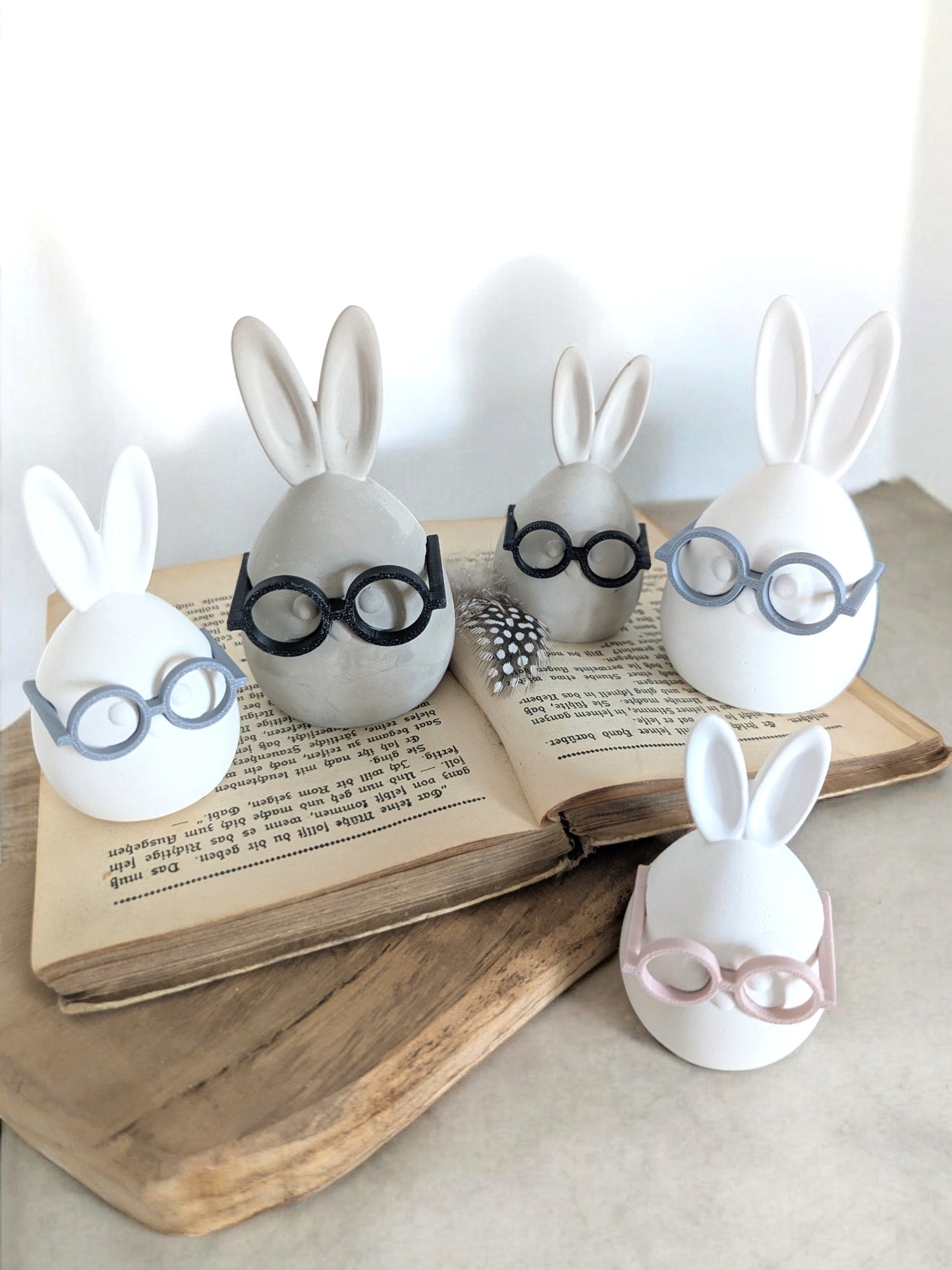 Silikonform Osterei mit Brille Heini in 2 Größen