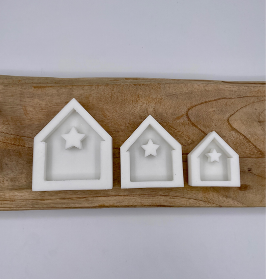 B-Ware Silikonform Haus Stern