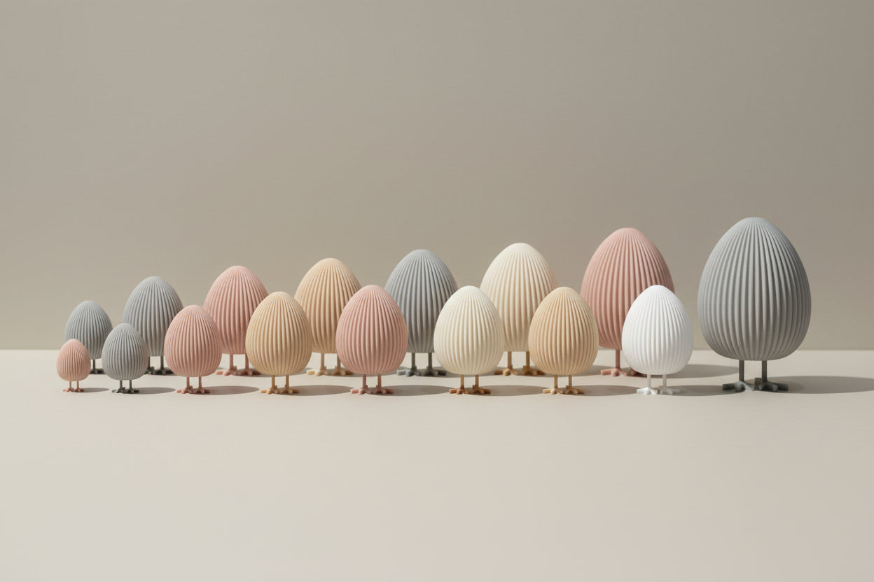 Osterei „Frido“  – STL & 3MF Datei zum Download