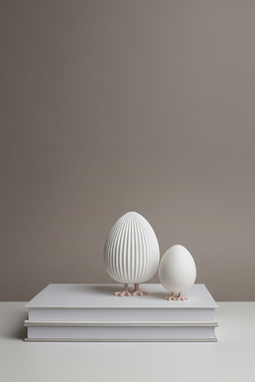 Osterei „Frido“ Füße für die Silikonform – STL & 3MF Datei zum Download