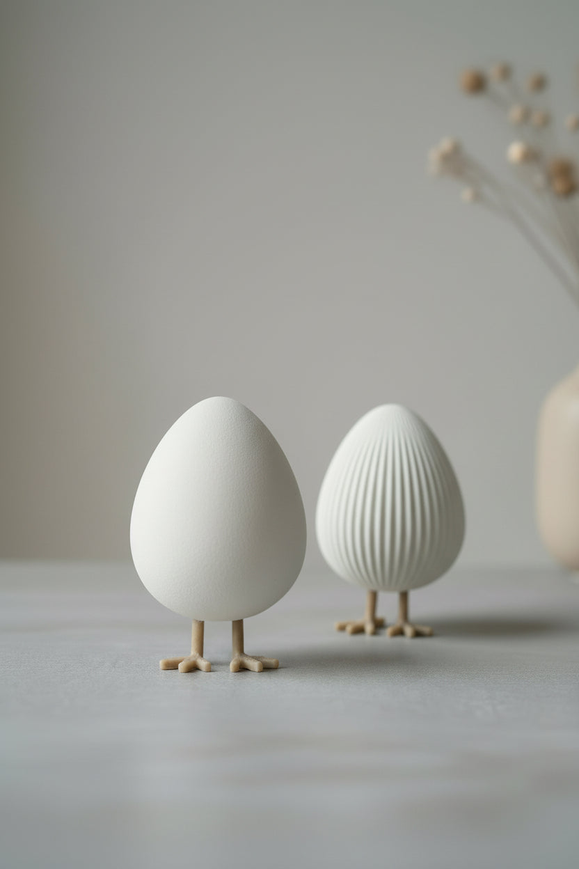 Osterei „Frido“ Füße für die Silikonform – STL & 3MF Datei zum Download