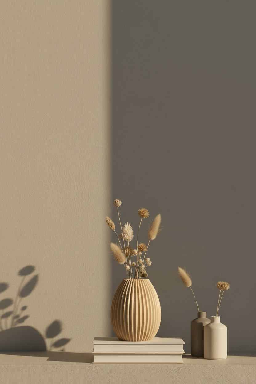 Vase Osterei "Alva" mit Öffnung - STL & 3 MF Datei zum Download