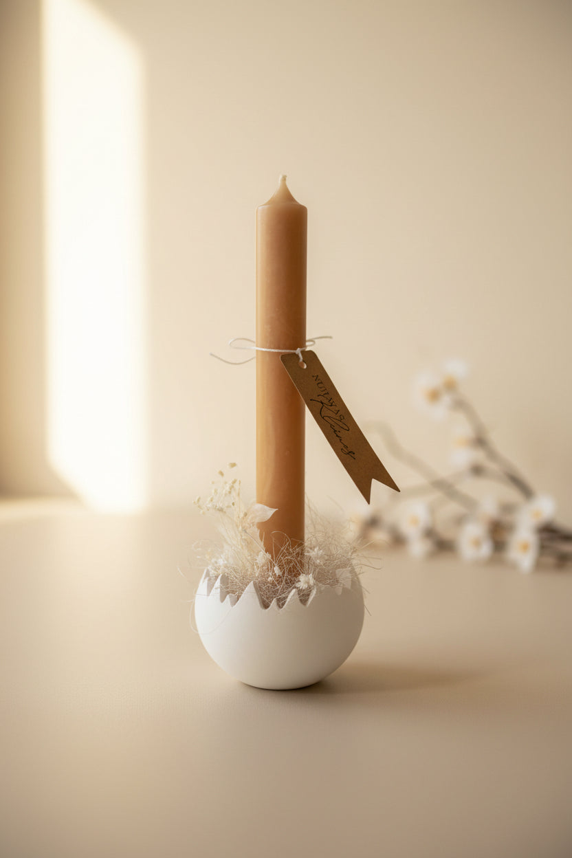 Silikonform Eierschale Kerzenhalter