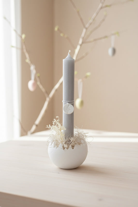 Silikonform Eierschale Kerzenhalter