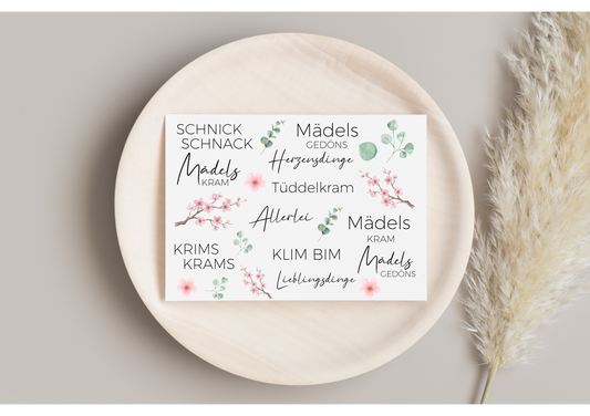 Rub on Motiv Schnick Schnack